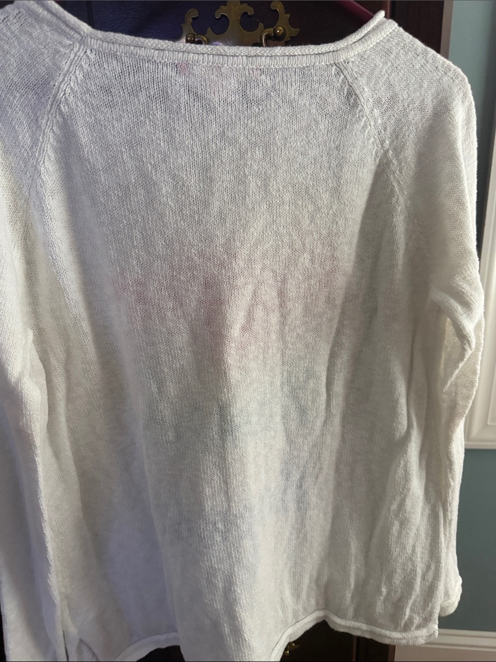 Lilly Pulitzer White Sweater “Coffee Beach Repeat” - Picture 3 of 3